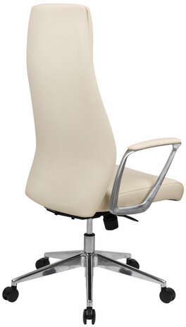 Кресло BRABIX PREMIUM Adept EX-752, синхромеханизм, алюминий, экокожа, бежевое, 532931