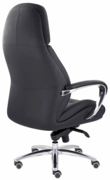Кресло офисное "EPIK" A-181-G, мультиблок, натуральная кожа, черное