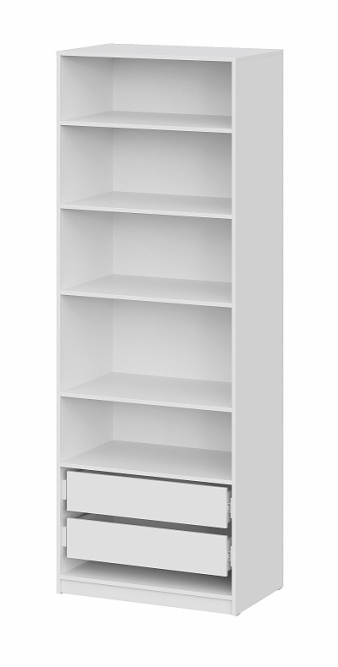 Шкаф 2-створчатый ШК 5 (800) Белый текстурный