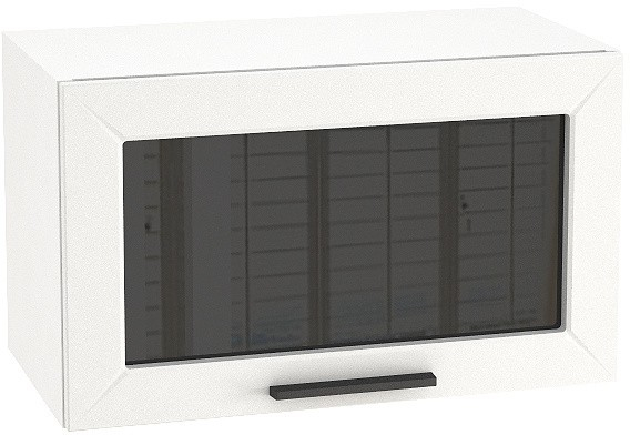 Шкаф верхний горизонт. со стеклом с 1 ств. ШВГС 600 Глетчер