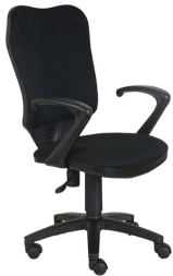 Кресло CH-540AXSN, с подлокотниками, черное, CH-540AXSN/26-2