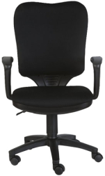 Кресло CH-540AXSN, с подлокотниками, черное, CH-540AXSN/26-2
