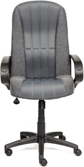 Кресло СН833 ткань/сетка, серая/серая, 207/12