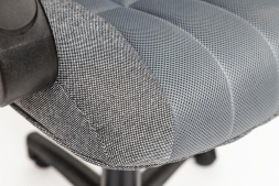 Кресло СН833 ткань/сетка, серая/серая, 207/12