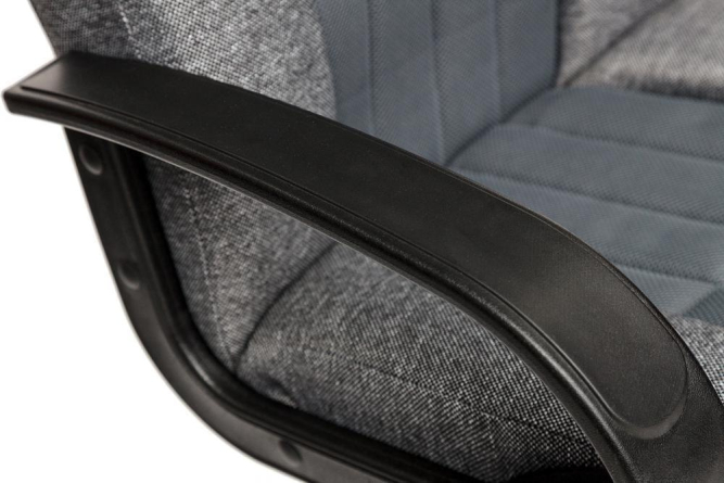 Кресло СН833 ткань/сетка, серая/серая, 207/12