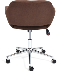Кресло MODENA хром флок , коричневый, 6