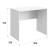 Стол Оскар ОС-22 белый структурный