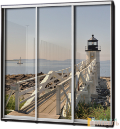 Шкаф купе 3х дв Фотопечать № 44