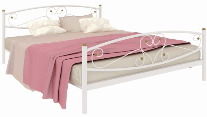 Металлическая кровать Каролина Plus