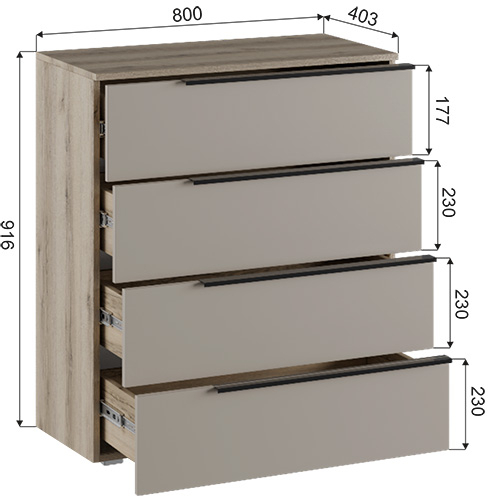 Комод ЗК 800 ПВШ Заря