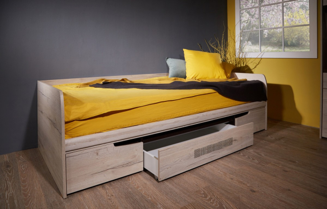 Кровать 1-но спальная с ящиками Мале