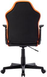 Кресло компьютерное BRABIX &quot;Shark GM-203&quot;, экокожа, черное/оранжевое, 532513