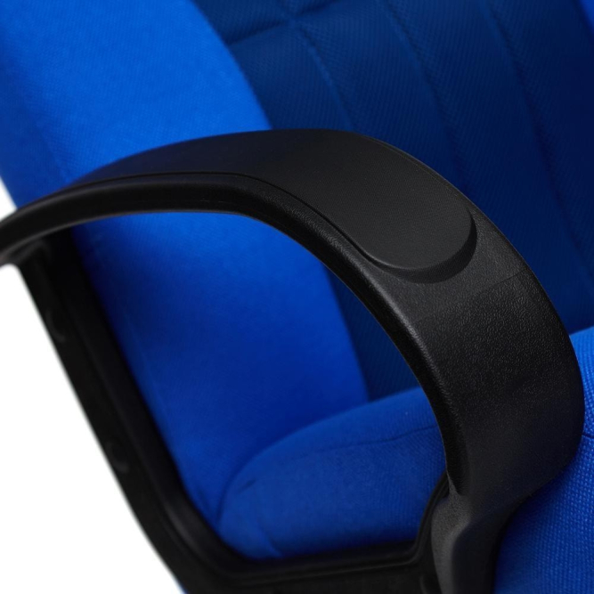 Кресло СН833 ткань/сетка, синий/синий, 2601/10