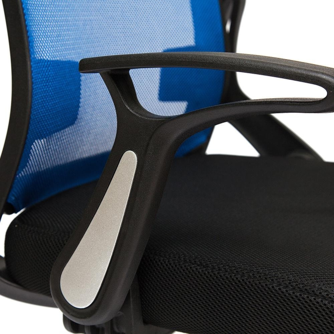 Кресло Scout ткань, черный/синий