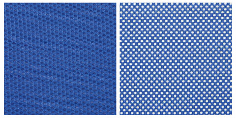 Кресло офисное МЕТТА "К-3" хром, ткань-сетка, сиденье и спинка регулируемые, синее