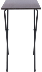 Стол BRABIX "Smart CD-011", 600х380х705 мм, ЛОФТ, складной, металл/ЛДСП ясень, каркас черный, 641879