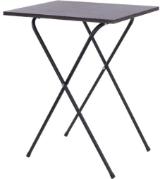 Стол BRABIX "Smart CD-011", 600х380х705 мм, ЛОФТ, складной, металл/ЛДСП ясень, каркас черный, 641879