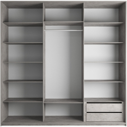 Шкаф-купе Эста 3-х дверный (ЛДСП) Бетон