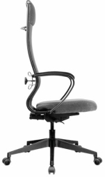 Кресло МЕТТА "ErgoLife" 10 B1-162K, пластик, синхромеханизм, ткань, темно-серое