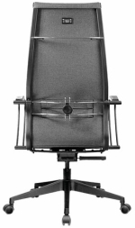 Кресло МЕТТА "ErgoLife" 10 B1-162K, пластик, синхромеханизм, ткань, темно-серое