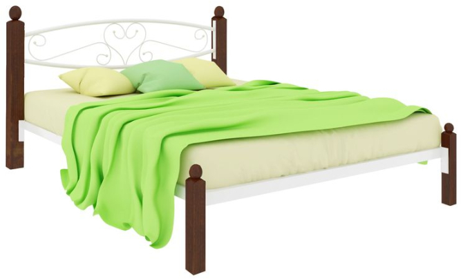 Металлическая кровать Каролина Lux