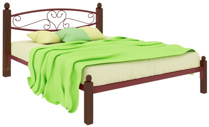 Металлическая кровать Каролина Lux