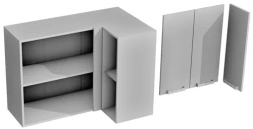 Верхний шкаф ВПУ-1000 Лаванда