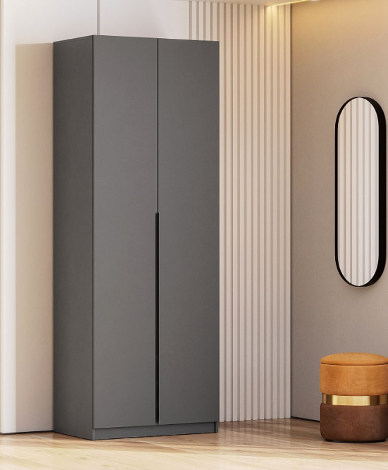 Шкаф 2-створчатый ШК 5 (800) Графит