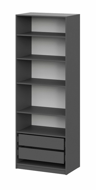 Шкаф 2-створчатый ШК 5 (800) Графит