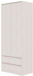 Шкаф двухстворчатый комбинированный Бриз-1