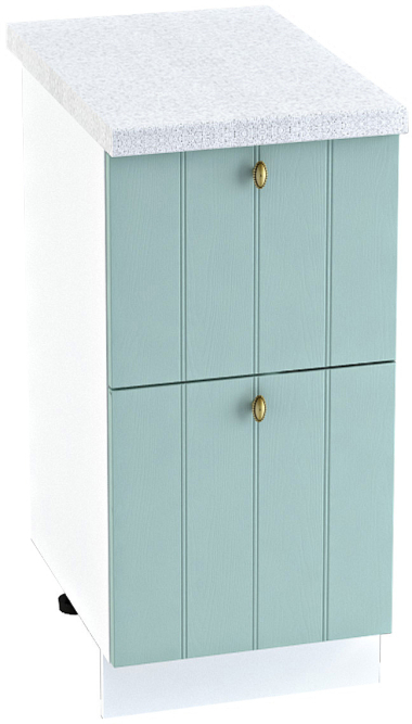 Шкаф нижний 2 ящика Кухня Прованс ШН2Я 400