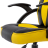 Кресло компьютерное BRABIX "Shark GM-203", экокожа, черное/желтое, 532514