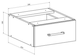 Тумба подвесная ОФ-26