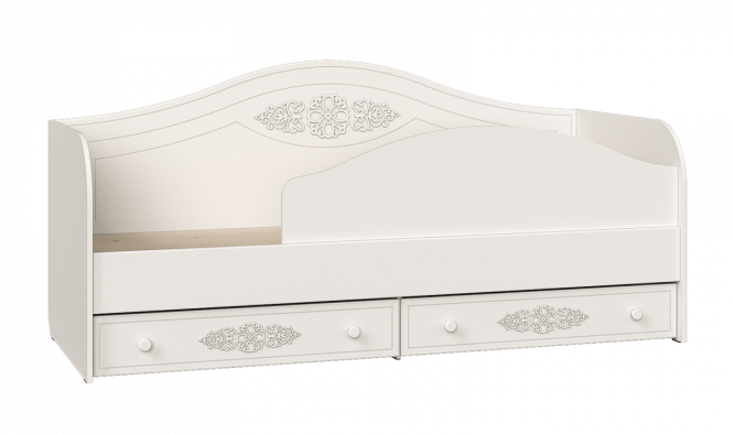 Кровать Ассоль АС-10 белое дерево