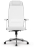 Кресло офисное МЕТТА "К-4-Т" хром, прочная сетка, сиденье и спинка регулируемые, белое