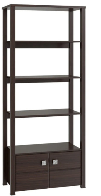 Стеллаж открытый Изабель ИЗ-62К орех темный