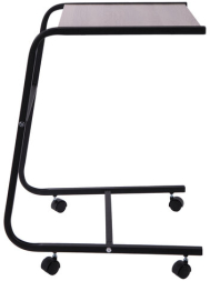 Стол BRABIX &quot;Smart CD-012&quot;, 500х580х750 мм, ЛОФТ, на колесах, металл/ЛДСП дуб, каркас черный, 641880