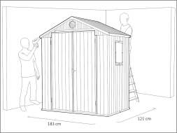 Сарай Дарвин 6х4 (Darwin 6x4), коричневый