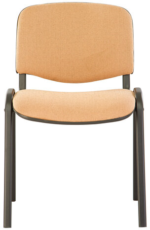 Стул для персонала и посетителей BRABIX "Iso CF-005", черный каркас, ткань бежевая, 531976
