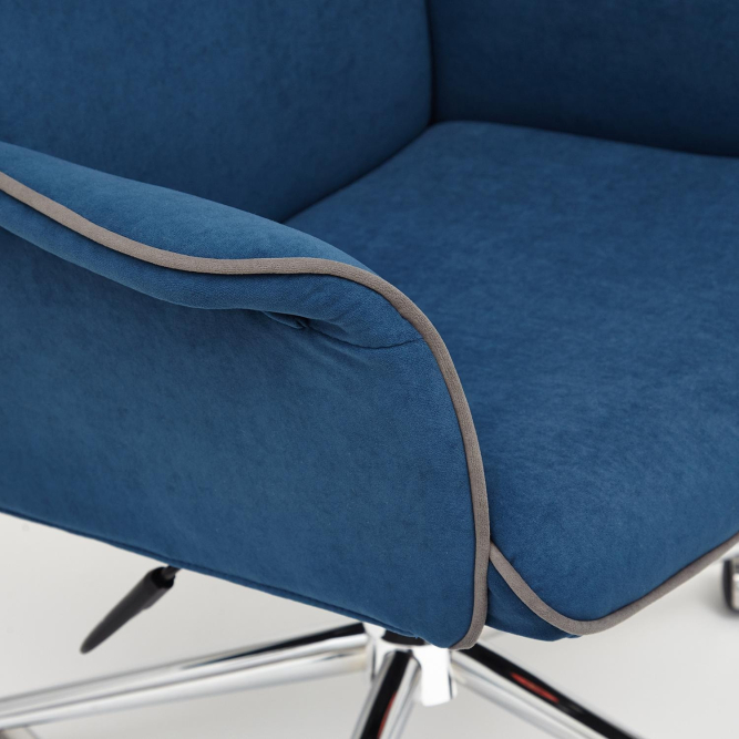 Кресло CHARM флок , синий, 32