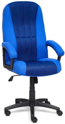 Кресло СН888 ткань/сетка, синий/синий, 2601/10