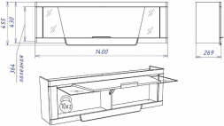Шкаф-полка навесная Юта