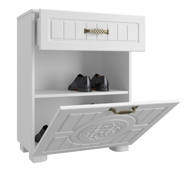 Тумба «Монблан» МБ-31К белое дерево