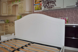 Кровать Ассоль АС-(111К-113К) белое дерево