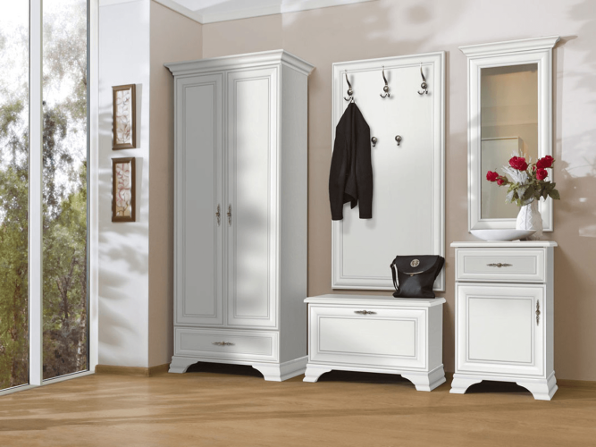Прихожая Кентаки белый комплект 1