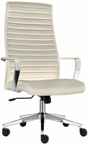 Кресло BRABIX PREMIUM Solo EX-730, алюминий, хром, экокожа, бежевое, 532937