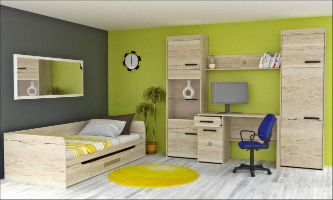 Шкаф 1-но дверный «Мале» М-2