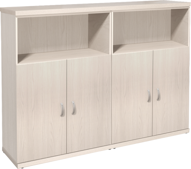 Шкаф низкий КЭ58 (КЭ19*2+КЭ31+КЭ22*4)