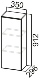 Шкаф навесной Ш350 Вектор