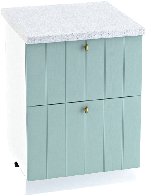 Шкаф нижний 2 ящика Кухня Прованс ШН2Я 600